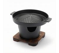 Qianly Barbecue Table avec Nettoyage Bois Compact Mini à Charbon Bois Robuste Gril pour Campeurs, Moderne Et Simple, Barbecue A