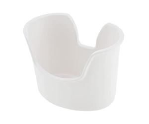 Qianly Bassin de Recueil Réutilisable pour Irrigation Auriculaire, Blanc