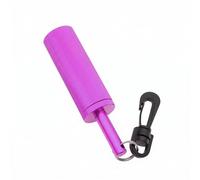 Qianly Bâton de Signalisation de Plongée Rattle Sous-marin Marqueur Communication Alliage d'Aluminium Robuste Clip à Mousqueton Adapté à la Plongée, Violet, Violet
