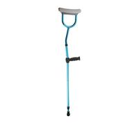 Qianly Béquille D'avant-bras Pliable En Aluminium, Canne de Marche Réglable En Hauteur, Fabriquée En Alliage D'aluminium avec Base En Caoutchouc Anti