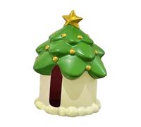 Qianly Boîte à Mouchoirs Décorative de Noël, Organiseur de Papier Toilette, Joli Porte-serviettes En Papier pour Table de Chevet et Comptoir de Cuisine, Vert