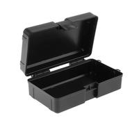 Qianly Boîte à outils mallette de rangement organisateur de matériel multi-usage avec serrure boîte vide valise conteneur pour caméra réparations d'urgence à, 19cmx11cmx3.2cm