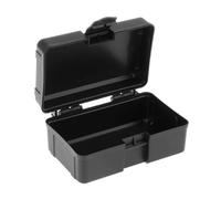 Qianly Boîte à outils mallette de rangement organisateur de matériel multi-usage avec serrure boîte vide valise conteneur pour caméra réparations d'urgence à, 15.5 cm x 9.4 cm x 4.6 cm