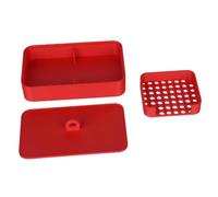 Qianly Boîte à Tarauder en Fécule de Maïs, Outil en Argile, Antiadhésif, Utilitaire, Facile à Utiliser, Léger, étanche, Rouge