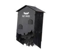 Qianly Boîte de Chauve-Souris en Bois Boîte de Chauves-Souris à Trois Chambres Suspendue pour Le Terrain et la Cour à perchoir