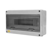 Qianly Boîte de protection de distribution électrique murale, facile à installer sur rail DIN, étanche IP65, couvercle transparent, 30 X 10.8 X 20 Cm