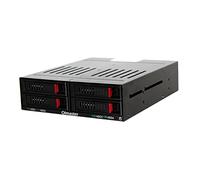 Qianly Boîtier Interne HE-2006 pour 4 Disques Durs 2,5 Pouces avec Couvercle pour SSD