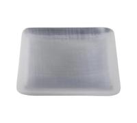 Qianly Bol à Bijoux Présentoir pour Babioles Récipient Artisanal Support pour Clés de Bureau Raffiné En Plâtre Adapté pour Embellir Un S, CarrÉ