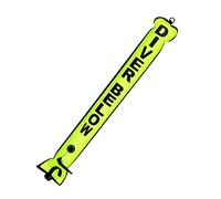 Qianly Bouée de Signalisation, Bouée de Décompression, Bouée de Plongée, Tube de Signalisation, Bouée de Balisage de Surface avec Soupape de Surpression, Gon, Vert Fluo, 4FT
