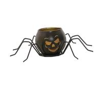 Qianly Bougeoir Support de Bougie Chauffe-Plat Chandelier de Fête Candélabre D'Ambiance pour Une Atmosphère Inquiétante Adapté pour Halloween et La Salle à, Style D 18cmx6cm