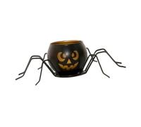 Qianly Bougeoir Support de Bougie Chauffe-Plat Chandelier de Fête Candélabre D'Ambiance pour Une Atmosphère Inquiétante Adapté pour Halloween et La Salle à, Style B 18cmx6cm