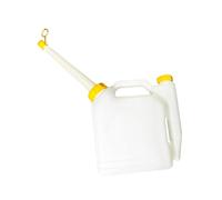 Qianly Bouteille de Mélange D'huile, Pot de Contraste, Moteur 2 Temps, Mesure et Distribution, Récipient D'essence Portable pour Tronçonneuses à Bros, 5l