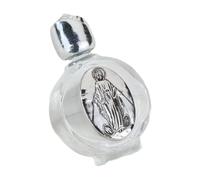 Qianly Bouteille d'eau sacrée avec couvercle, option de cadeau pour la famille, Argenté