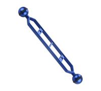 Qianly Bras d'extension Robuste et résistant à l'usure, Support de caméra de plongée à Double rotule en métal Portable pour éclairage, Bleu