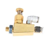 Qianly Buse en Laiton pour Spray Nettoyant pour Plaqueuse de Chants, 64x47.5 Mm
