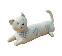 Qianly Butée de Porte Lestée, Butée de Sol à Remplir de Sable, Protection de Sol Décorative, Peluche pour La Maison, Le Bureau, Le Lieu de Travail Ou Le Dort, Coeur Bleu