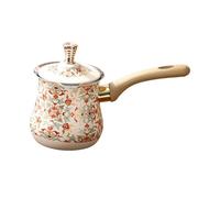 Qianly Cafetière Multifonctionnelle En Acier Inoxydable avec Longue Poignée, Chauffe-beurre, Fondoir à Chocolat et Théière, Légère et Facile à Utiliser, 720ml