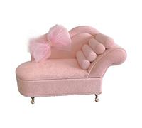 Qianly Canapé à L'échelle 1:12 pour Poupées, Accessoires pour Décors de Salon, Chaise longue