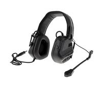 Qianly Casque Audio de Chasse pour Communication Radio, Noir