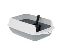 Qianly Cat Litter Box Toilette Pitre de litière pour Animaux de Compagnie Semi-enfermé pour Chambre à Coucher