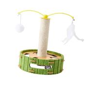 Qianly Cat Scratch Post Scratch Scratch Pole Cats Scratch Board Kitten Tree Tree pour Jouer Activity Centre Centre Indoor Chatons, Rond