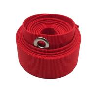 Qianly Ceinture de Plomb pour Plongée sous-Marine, Sangle de Plongée avec Tuba, Sports Nautiques, Nylon Multi-usages, 4,9 Cm de Large, Harnais Robuste, Rouge