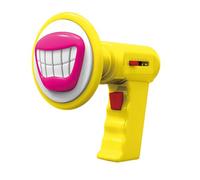 Qianly Changeur de Voix, Jouet Micro Portable, Grande Ouverture, Amplifie Les Effets Sonores, Farce, Jouet de Fête, à Partir de 5 Ans, Cadeau pour, Jaune