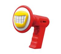 Qianly Changeur de Voix, Jouet Micro Portable, Grande Ouverture, Amplifie Les Effets Sonores, Farce, Jouet de Fête, à Partir de 5 Ans, Cadeau pour, Rouge