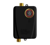 Qianly Chauffe Eau Instantané Électrique sans Réservoir Chauffe Eau Compact Chauffe Eau sous Évier Appareil Électroménager Cuisine Contrôle Affichage, Noir