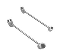 Qianly e Réglage D'écartement pour Charnières de Porte (2 Pièces) avec Barre de 0,55", 0,7", 0,9" et 1".