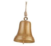 Qianly Cloche de Noël Cloche de Vache Décoration de La Maison Décoration Murale Créative Carillon à Vent Vintage pour Jardin Vacances Patio Porte D'entré, Style G