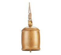 Qianly Cloche de Noël Cloche de Vache Décoration de La Maison Décoration Murale Créative Carillon à Vent Vintage pour Jardin Vacances Patio Porte D'entré, Style E