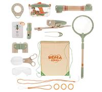 Qianly Coffret 12 Loupes, Filet à Papillons, Randonnée, Aventure et Nature.