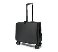 Qianly Coffret de Maquillage Roulant avec, Valise À roulettes en Tissu Oxford À Trois Couches + Miroir LED + 4 Petits Sacs + Roues D Avion