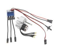 Qianly Contrôleur de RC, Moteur Brushless, Boîte de, ESC avec Composants Métalliques pour Une Installation Rapide Des Pièces Détachées pour, Silver Sm3.0
