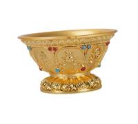 Qianly Coupe de Prière, Bol D'offrande D'eau Bouddhiste Tibétain, Méditation, Bâtonnets D'encens, Décoration, Temple, Coupe à Eau, b