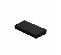 Qianly Coussin Biseauté Compact Coussin Rectangulaire Réglable Article Tranquille pour Méditation, Prière, Noir