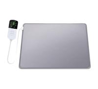 Qianly Coussin Chauffant pour Animaux, Tapis Chauffant électrique Portable Professionnel pour Chiens et Chats, 8 Niveaux Réglables, 40cmx60cm