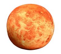 Qianly Coussin Décoratif 3D en Peluche Représentant Le Système Solaire, Jouet éducatif et Ludique, Idéal pour Décorer La Chambre des Enfants et des, Vénus