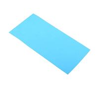 Qianly de Réparation Polyester Tissu Autocollant Étanche Kit de Réparation pour Tente Bâche Auvent et Matelas Gonflable Adhérence Forte Lavable Adapté, Bleu, 20x10 cm