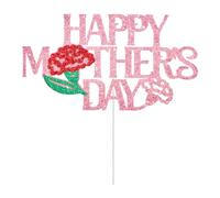 Qianly Décoration de Gâteau Pailletée, à Cupcakes à Faire Soi-même, pour Toutes Les Fêtes, Noël, Fête Des Mères, Apéritifs et Autres Occasions Spéciales, Style G