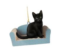 Qianly Décorations de Noël En Acrylique pour Sapin, Idéales pour Les Amoureux Des Chats, Style D