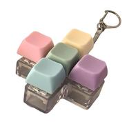 Qianly Dispositif de Clavier Anti-stress, Bouton Mécanique pour Adultes dans N'importe Quel Environnement, 5 Touches