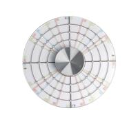 Qianly Disque Diviseur d’argile Gradué Gabarit Division En Acrylique Polyvalent Diviseur Cercle pour Potiers, Grand Diviseur De Cercle En Céramique À Nombre Pair Avec Plateau Tournant