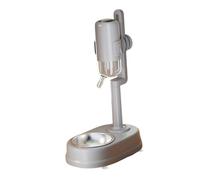 Qianly Distributeur Automatique de Nourriture pour Animaux avec Bouteille d'eau Amovible et Distributeur Anti-Fuite Réglable, Ainsi qu'un Support Rob, Gris