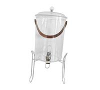 Qianly Distributeur de Boissons avec Robinet Pratique, Récipient Portable avec Poignée et Fermeture Hermétique, Carafe de Réfrigérateur, Multifonctionnel Pou, Dome and M