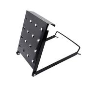 Qianly Échelle de Travail Multifonctionnelle Portable avec Support de Travail pour L'entretien de La Maison et du Garde-Manger, Noir