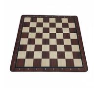 Qianly Échiquier Enroulable Imitation Bois Pliable Ensemble D'échecs en Plastique Léger Tapis D'échecs Enroulable pour Débutants, Écoliers, Extérieur, sans PIÈCES