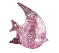 Qianly en Cristal à Monter Soi-même : Tour / / Chaussure à Talon, Rose, 9.1x9.5cm