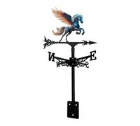 Qianly en Métal en Forme de Cheval, Ornement Décoratif en Fer Forgé Représentant Un Animal, Idéale pour Une, Une Terrasse Ou Une, Style A